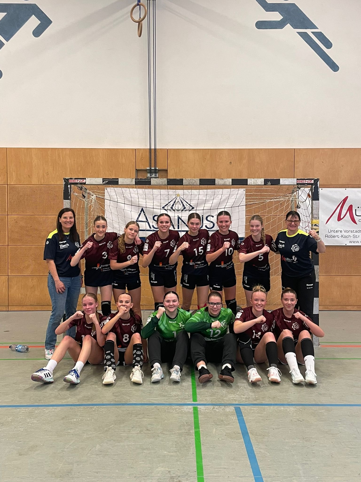 Weibliche B-Jugend startet erfolgreich ins neue Jahr