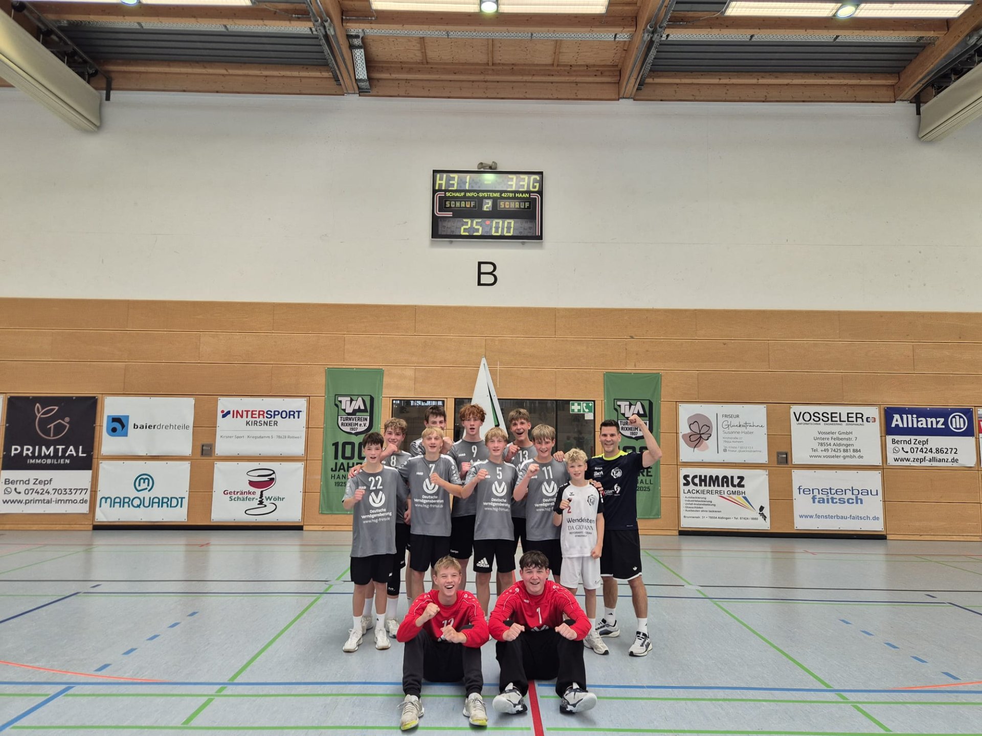NervenaufreibendesAuftaktspiel gegenAixheim